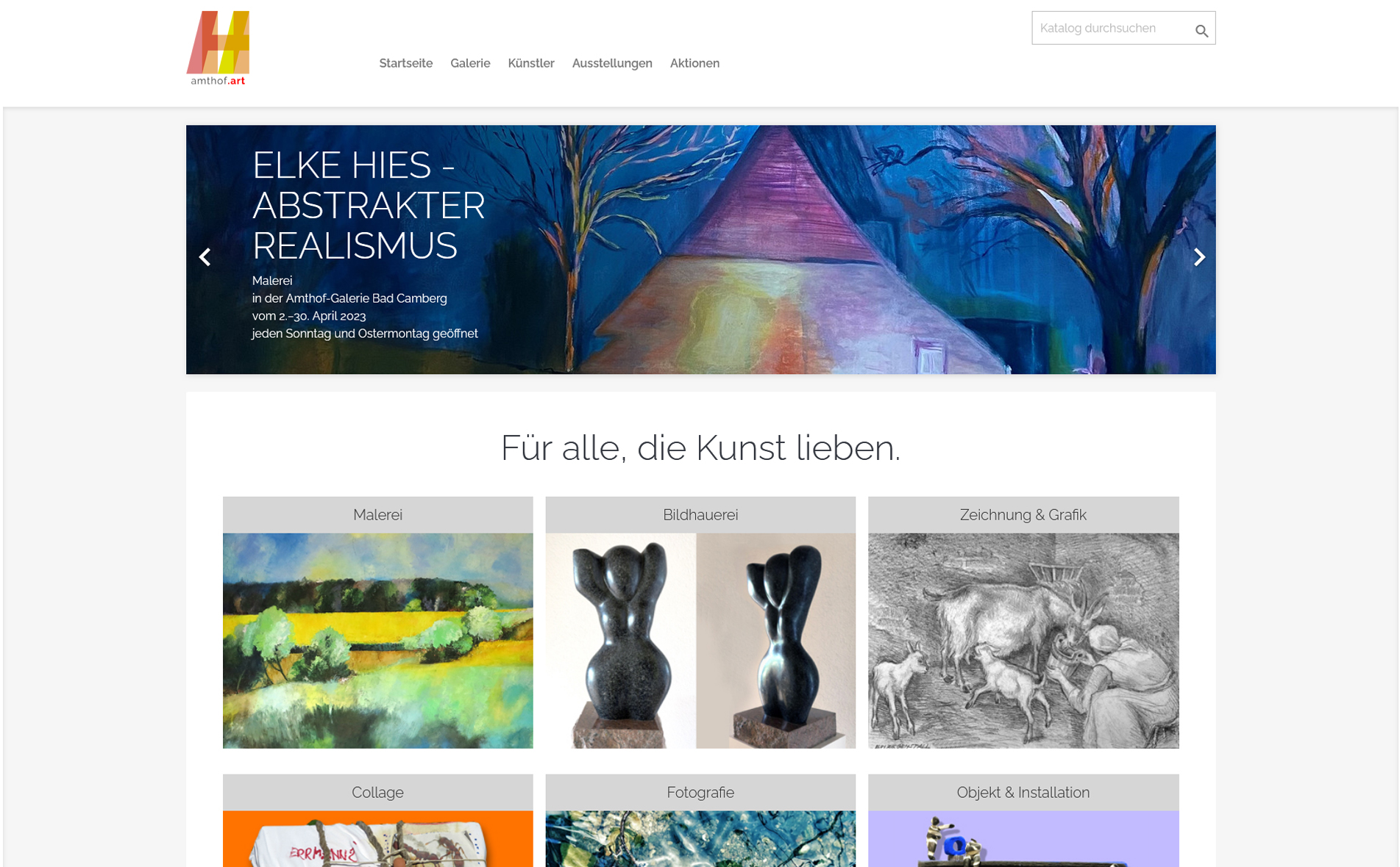 amthof.art - Online-Shop für Kunst (2021)